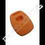 Capa silicone Honda, dois botões, laranja