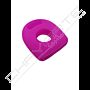Capa silicone Volkswagen, um botão, rosa