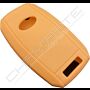 Capa silicone Kia, flip quatro botões, laranja