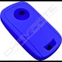 Capa silicone Opel, flip dois botões, azul