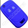 Capa silicone Opel, flip dois botões, azul