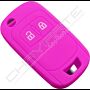 Capa silicone Opel, flip dois botões, rosa
