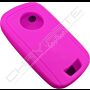 Capa silicone Opel, flip dois botões, rosa