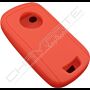 Capa silicone Opel, flip dois botões, vermelho