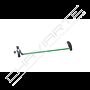 Barra antipânico Tesa 1910 de sobrepor, com 1 ponto de fecho/trinco lateral, em verde, com microswitch