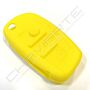 Capa silicone Audi, três botões, amarela