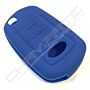 Capa silicone Land Rover, flip três botões, azul