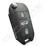 Caixa Para Comando Peugeot Flip 3 Botões (Mala)
