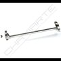 Barra antipânico Tesa 1910 de sobrepor, com 1 ponto de fecho/trinco lateral, em inox satinado