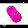 Capa silicone Alfa Romeo, três botões, rosa