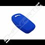 Capa silicone Audi, três botões, azul