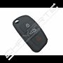 Capa silicone Audi, três botões, negra