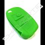 Capa silicone Audi, três botões, verde