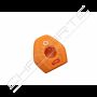 Capa silicone BMW, três botões, laranja