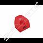 Capa silicone BMW, três botões, vermelho