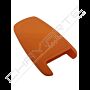 Capa silicone BMW, três botões, laranja