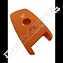 Capa silicone BMW, três botões, laranja