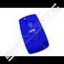Capa silicone Citröen, flip três botões, azul