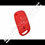 Capa silicone Citröen, nova flip três botões, vermelho