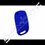 Capa silicone Citröen, nova flip três botões, azul