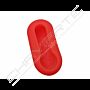 Capa silicone Fiat, flip três botões, vermelho