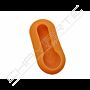 Capa silicone Fiat, flip três botões, laranja
