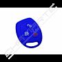 Capa silicone Ford, três botões, azul