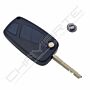 Caixa Para Comando Fiat Flip 3 Botões Pilha Lateral
