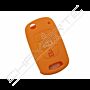 Capa silicone Kia, três botões, laranja