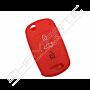 Capa silicone Kia, três botões, vermelho
