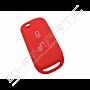 Capa silicone Mercedes, dois botões, vermelho
