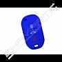 Capa silicone Peugeot, flip três botões, azul