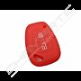 Capa silicone Renault, dois botões, vermelho