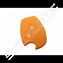 Capa silicone Renault, dois botões, laranja