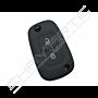 Capa silicone Renault, dois botões, negra