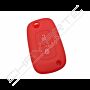Capa silicone Renault, dois botões, vermelha