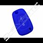Capa silicone Renault, dois botões, azul