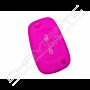 Capa silicone Renault, dois botões, rosa