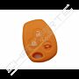 Capa silicone Renault, três botões, laranja