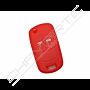 Capa silicone Opel, flip dois botões, vermelho