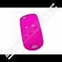 Capa silicone Opel, flip três botões, rosa