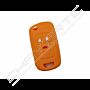 Capa silicone Opel, flip três botões, laranja