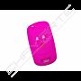 Capa silicone Opel, flip três botões, rosa