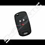 Capa silicone Opel, flip três botões, negra