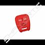 Capa silicone Opel, três botões, vermelho