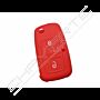 Capa silicone Volkswagen, dois botões, vermelho