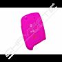 Capa silicone Volkswagen, três botões, rosa