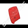 Capa silicone Volkswagen, três botões, vermelho