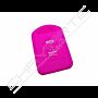 Capa silicone Opel, dois botões, rosa