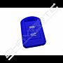 Capa silicone Opel, dois botões, azul